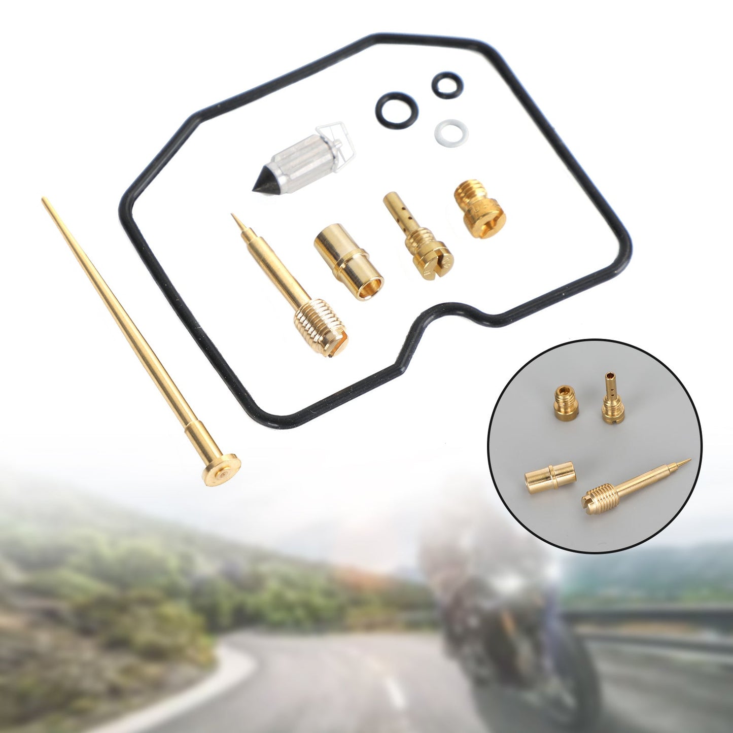 Carburetor Carb Rebuild Kit fit for Kawasaki KLR650 1987-2007 Dirtbike