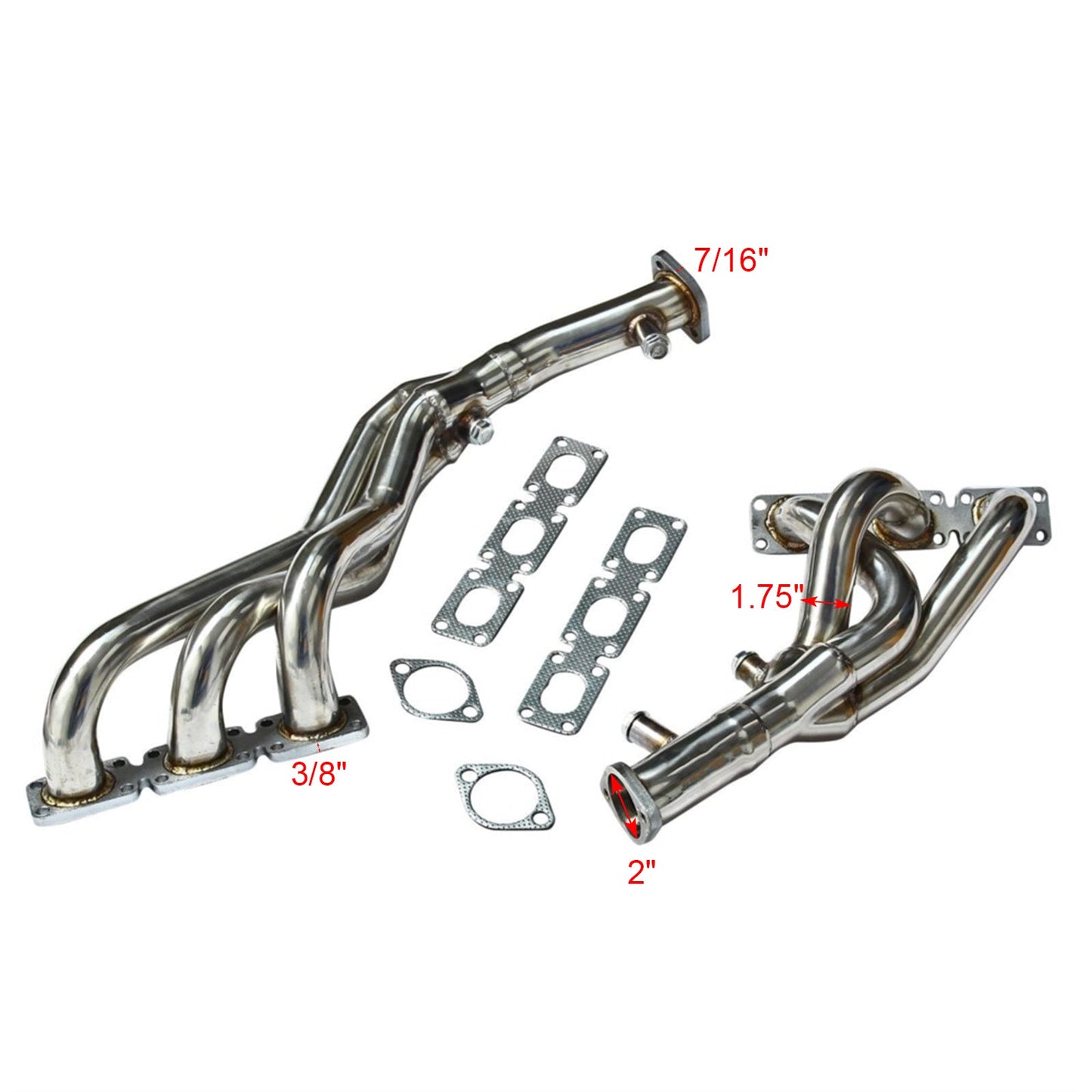 1996-2002 BMW Z3 2.5L/2.8L/3.0L Engines Stainless Exhaust Header Manifold