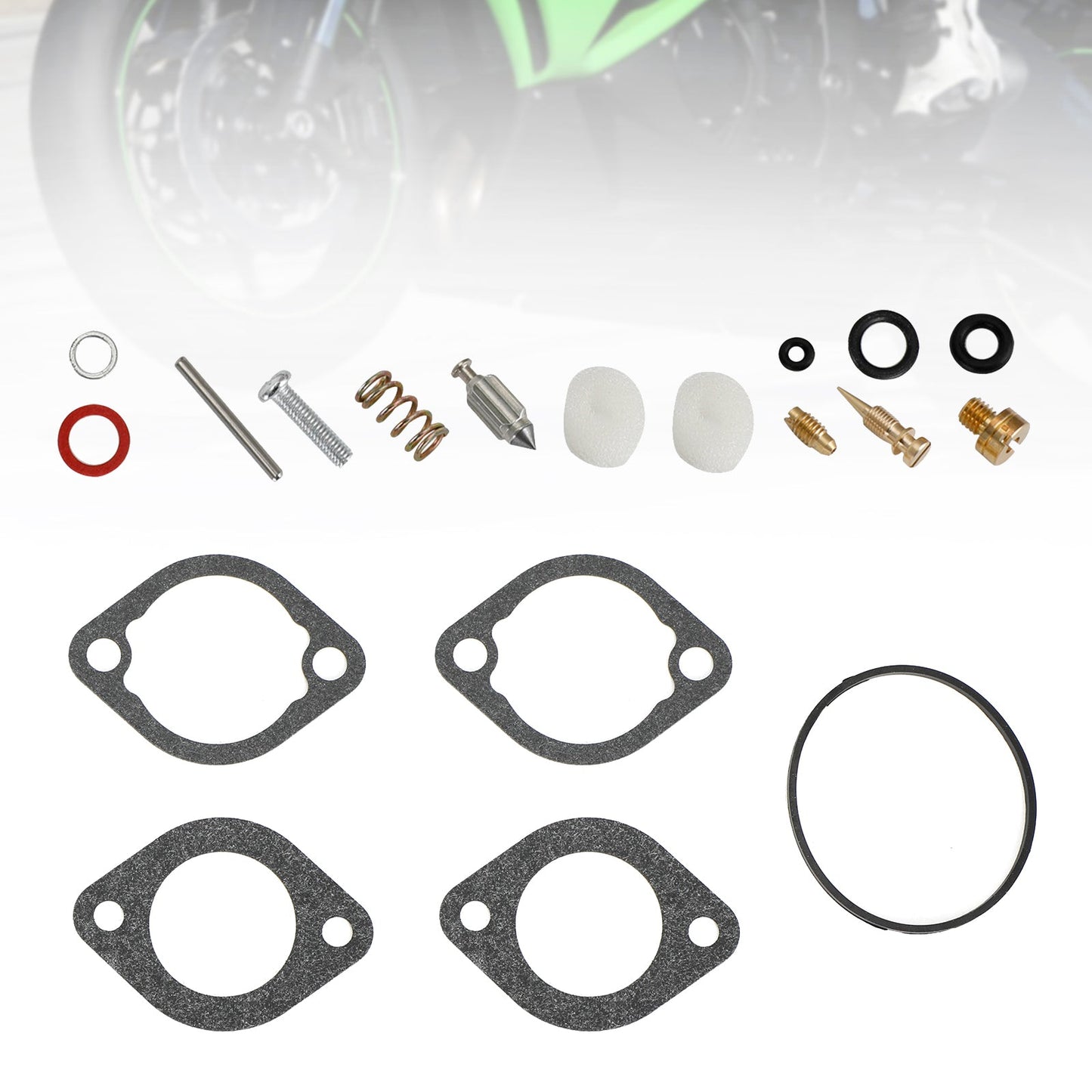 Carburetor Rebuild Kit fit for Kawasaki 610 600 SX Mule 2005-2017