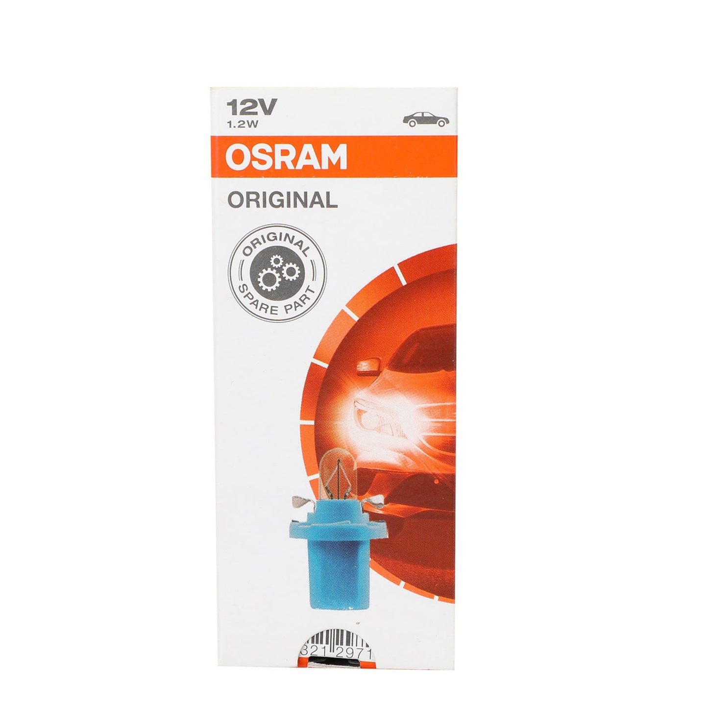 10x For OSRAM Car Original Instrument Lights 12V 1.2W BX8.5d 2721MFX