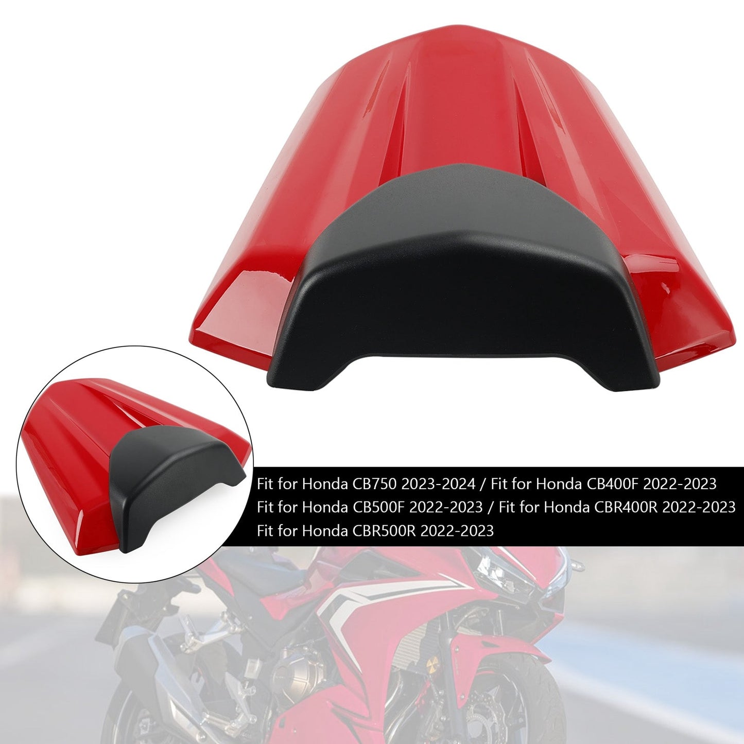 Rear Tail Seat Fairing Cover For Honda CB750 CB400F CB500F CBR400R CBR500R 22-23