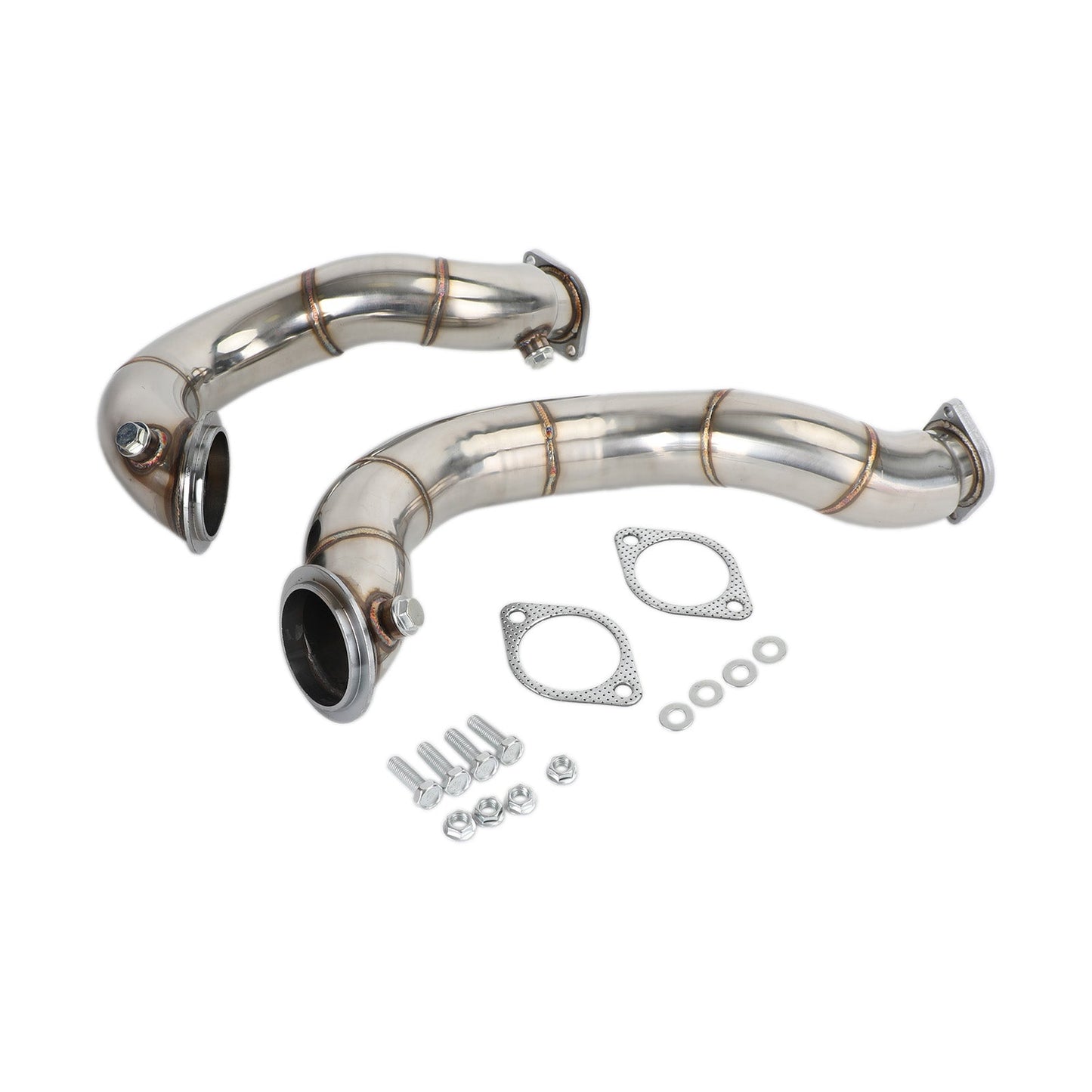 2007-2010 BMW N54 E90/E91/E92/E93/E82/135i/335i Twin Turbo 3″ Cast Stainless Steel Downpipe Champoo