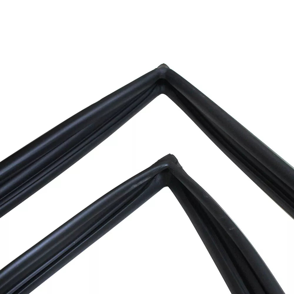 1991-1997 Toyota Land Cruiser FJ80 LX450 4pcs Door Glass Rubber Seal Moulding Trim Seal 6815160010 6814260011