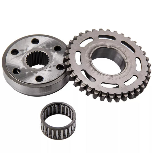 2005-2009/2012-2019 Honda CRF450 CRF450X Sportrax Starter Clutch One-Way Bearing Gear Kit Sprag One Way Starter Clutch Bearing