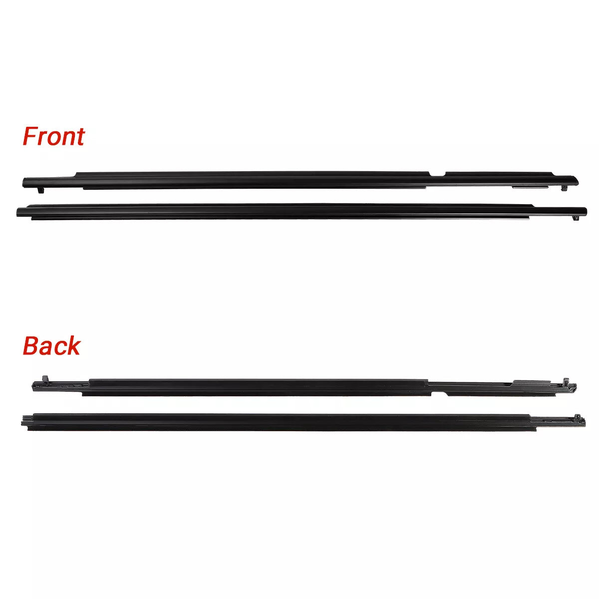 Toyota 4Runner 2010-2021 Car Outside Window Weatherstrip Seal Belt Moulding 75712-35011 75721-35011