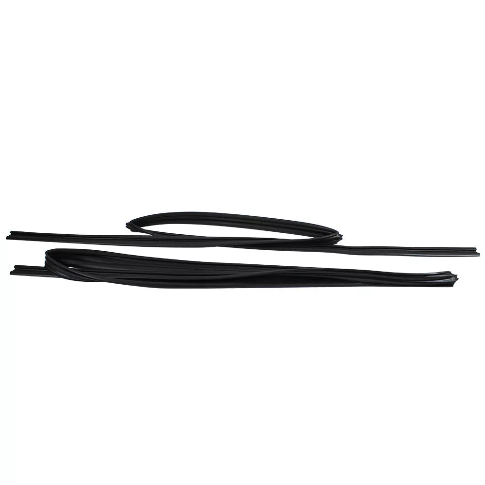 1991-1997 Toyota Land Cruiser FJ80 LX450 4pcs Door Glass Rubber Seal Moulding Trim Seal 6815160010 6814260011