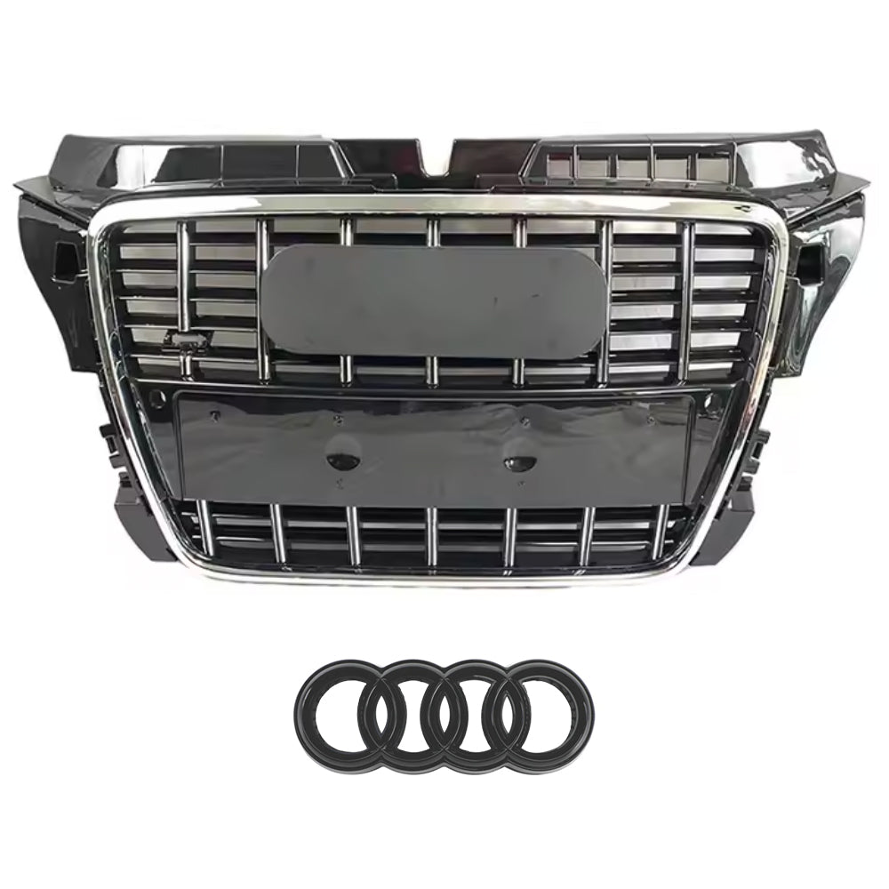 2008-2012 Audi A3 8P To RS3/R3 Honeycomb Style High Quality Grill Front Bumper Grille