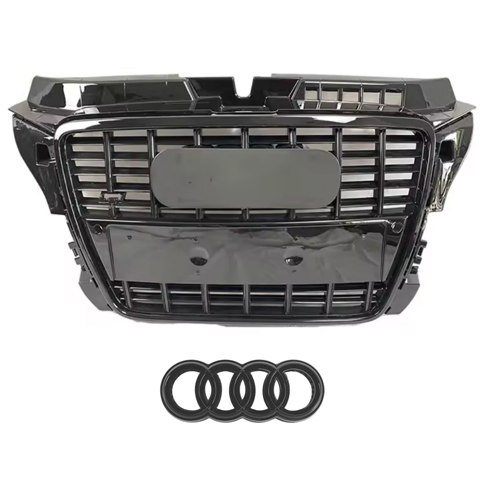 2008-2012 Audi A3 8P To RS3/R3 Honeycomb Style High Quality Grill Front Bumper Grille